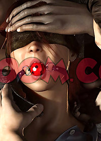 The gag consisted of a broad leather mouth cover with an adjustable strap pic 4