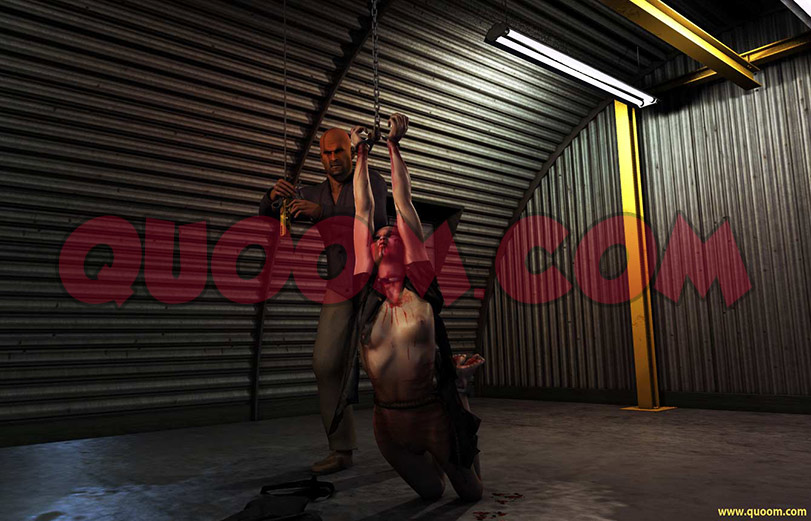 She slumped down, unconscious