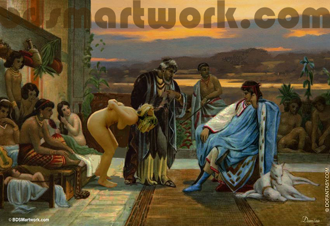 Gazed at the dark cleft in her buttocks