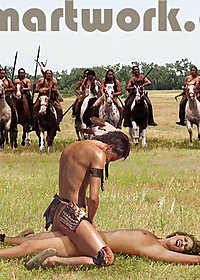 Red Coyote fucked the girl long pic 1