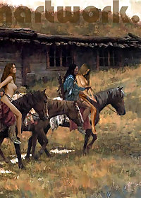 The girls both screamed and protested pic 1