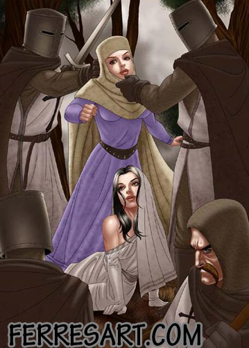 He forced two, then three, then four fingers into her puckered opening