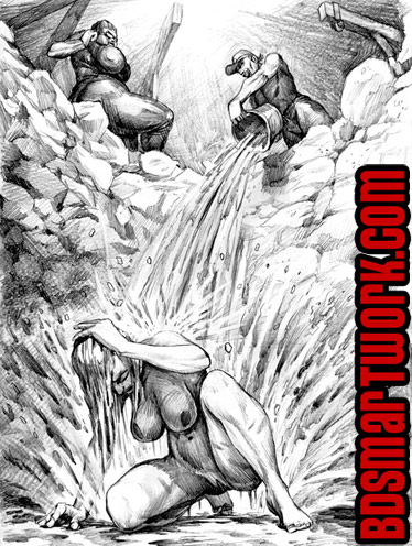 As he drove his cock into her juicy cunt over