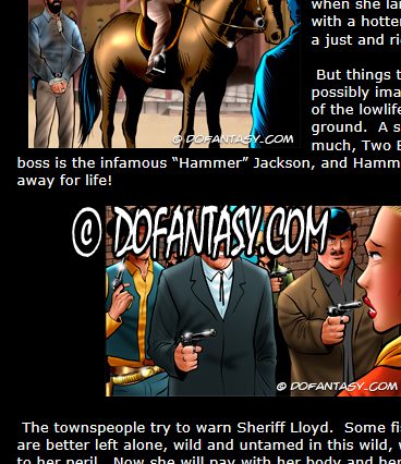 He'll remind her of her true place in this wild, western worlds