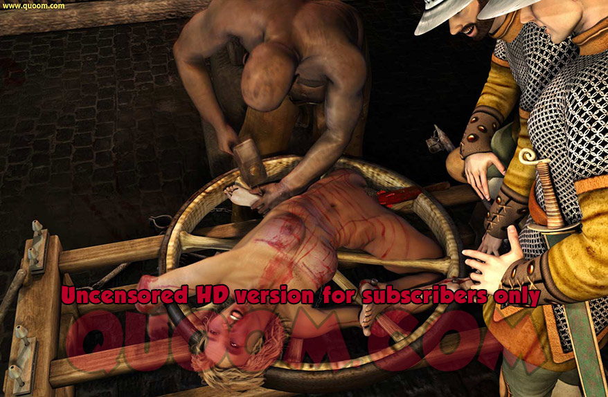 She screamed until her breath gave out and she was close to fainting from lack of air