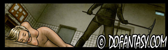 Under the harsh fluorescent lights, a girl can cry and scream all she wants