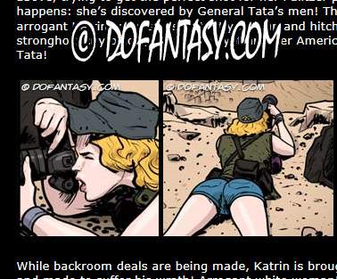 Arrogant white woman! I will break your spirit! I will teach you respect!