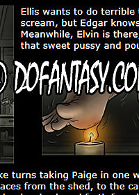 One crazy dude and one crazy scared slut pic 3