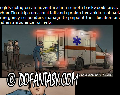 Things go terribly wrong when a trio of tight tushies go hiking in the woods