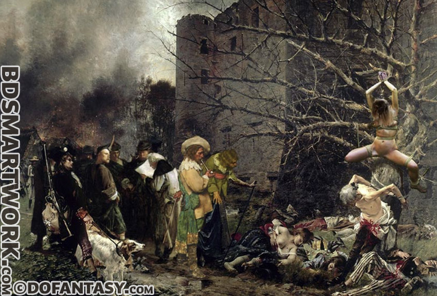 Open your mouth, witch, and suck a holy cock for a change