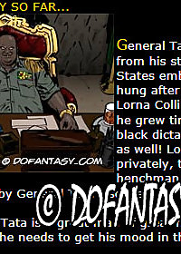 General Tata is a fearsome monster who knows no mercy, especially not toward beautiful, proud, and arrogant white women pic 2