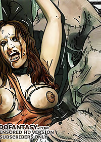 He slowly lowered his head and put his face in her wet cunt lips pic 1