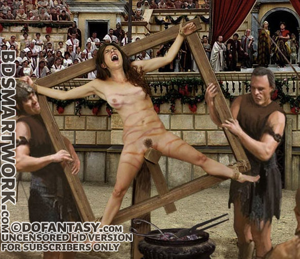 Leaders of defeated tribes were whipped and subjected to sexual abuse