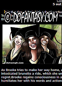 His right hand pinching her large, bouncy tits, his left, between her delicate legs, caressing and penetrating as he breaches her core pic 2