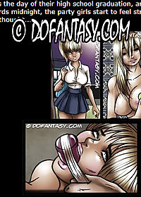 They are forced into enticingly tight leather outfits which intensifies their mortification pic 2