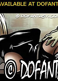 They are forced into enticingly tight leather outfits which intensifies their mortification pic 9