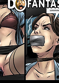 Ensnared in intricate harnesses and gags, subjected to sensory barrages of suspension, teasing denial, and raw power plays pic 9