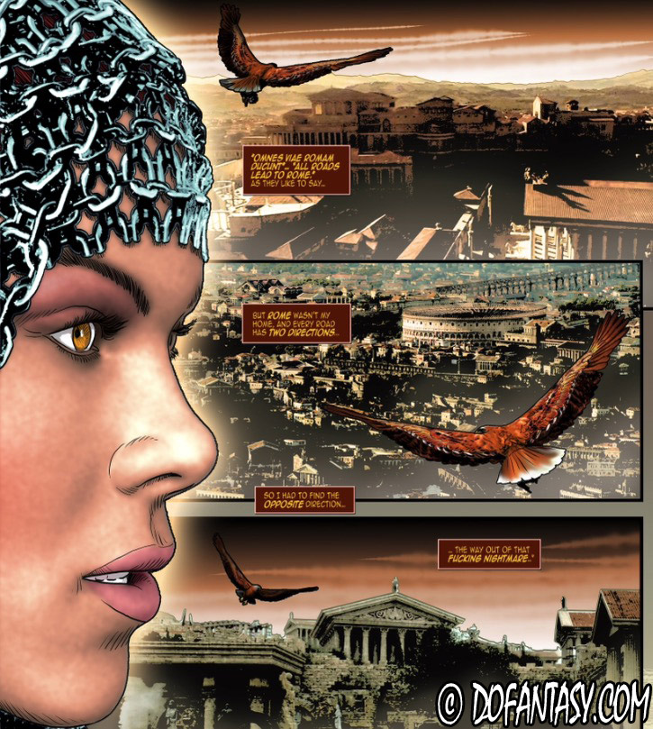 Spartana defies the sadistic Aurelia and Rome's elite