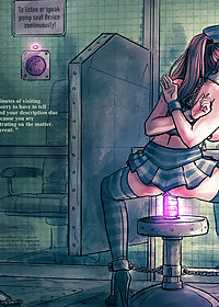 Guard approached but this was only to inspect that her labia lips and pussy were not wet pic 3